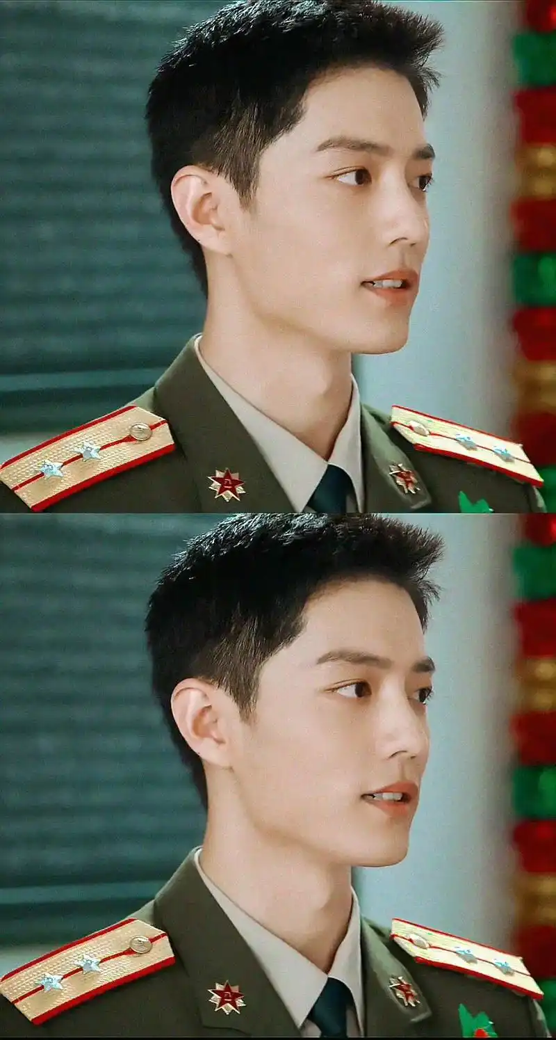 不想上班只想看穿军装的顾一野实在是太帅了