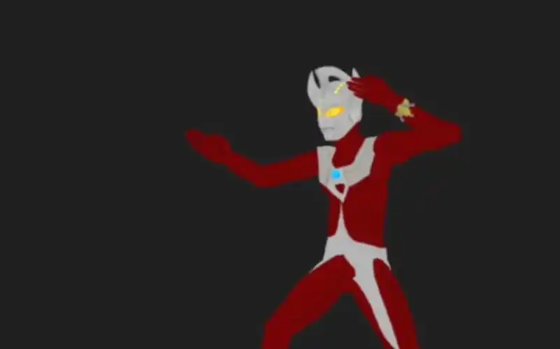 dc2自制模型 泰罗奥特曼 正侧面