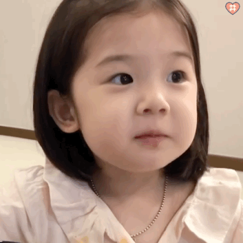 萌娃金雪表情包动图