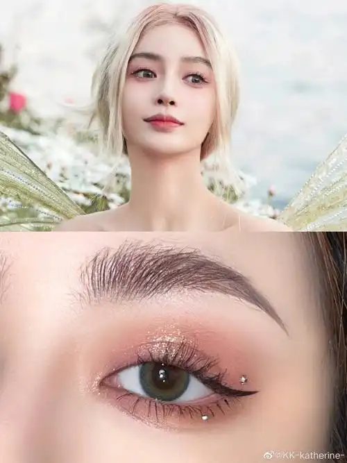 angelababy精灵妆0269♀15仿妆教程眼妆画法给你们研究出来啦!