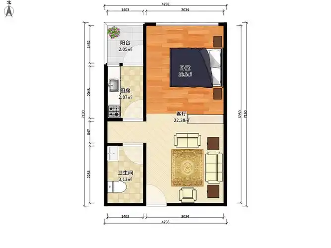 七街公馆户型图