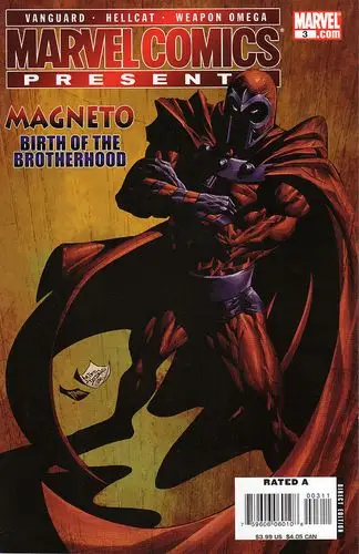 图为大卫·冯·阿尔门参与制作的万磁王漫画.