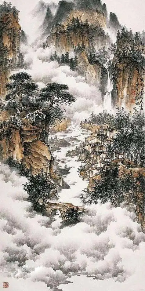 山水画作品欣赏山水画作品欣赏图片