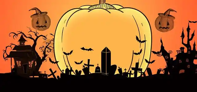 万圣节狂欢南瓜卡通背景