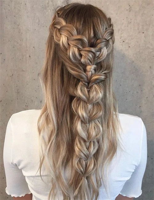 简单好看的长发编发 12款仙气编发范本图_长发发型 - 美发站