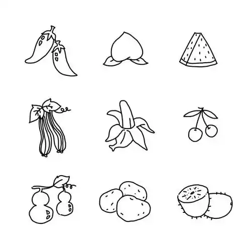 了解更多美食简笔画图片大全,美食简笔画图片大全 食物带颜色,中国