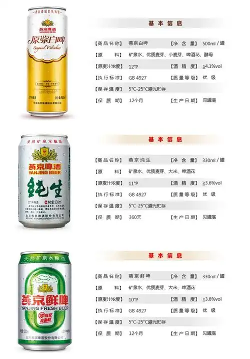 燕京听装啤酒国产啤酒8度锦鲤红罐50012听