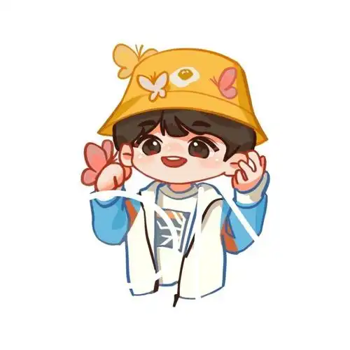 易烊千玺q版手绘头像