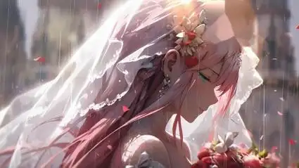 [动态壁纸]唯美02花嫁-次元吧