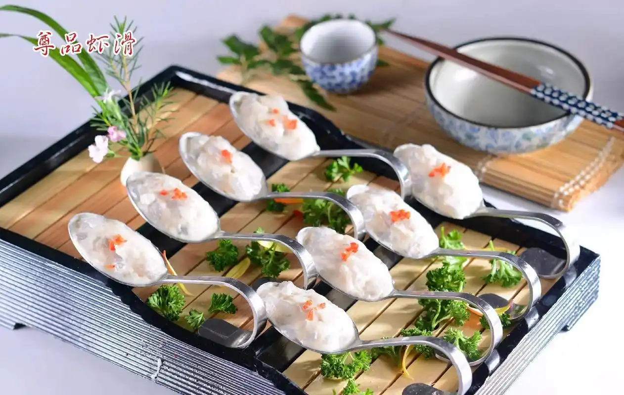 火锅店菜品摆盘图片分享一虾滑 - 抖音