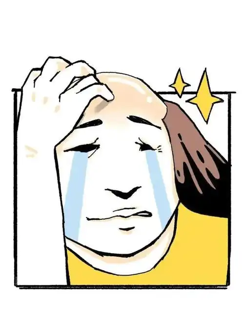 当代年轻人的脱发日常你也是这样漫画脱发人的烦恼