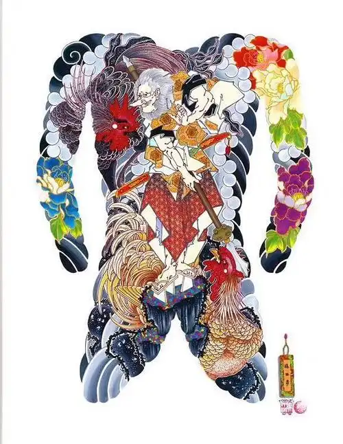 2021男人霸气满背纹身图案大全2