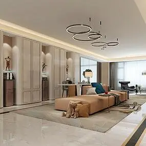大华观止600㎡法式轻奢风装修效果图