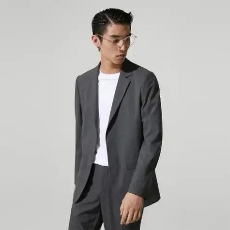 限尺码:selected 思莱德 纯色商务通勤风休闲西装男春多少钱-聚超值