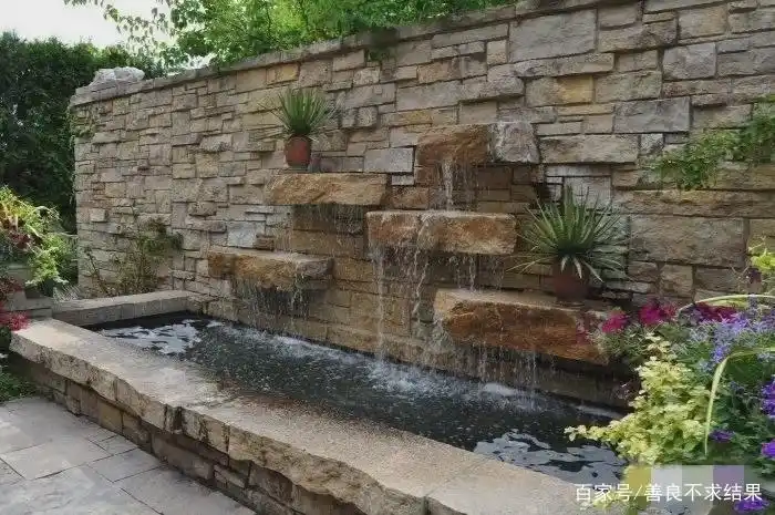 小院的水景墙怎么设计更漂亮,你家有没有独特的水景墙?