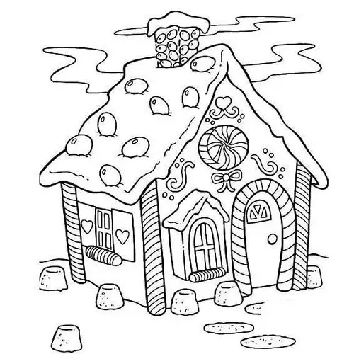 关于圣诞节小屋简笔画,小木屋的简笔画,小屋的简笔画图片大全,怎么画
