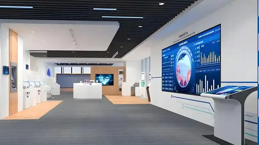 展厅大数据信息展示区