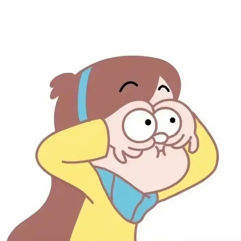 一期美女爱用的搞怪白底头像#头像