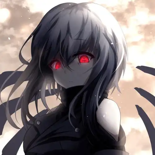 暗黑系女生动漫头像 害怕吗