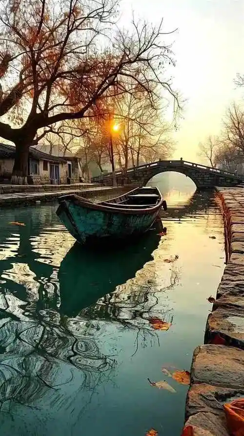 这组江南水乡别有意蕴