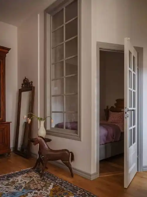 斯德哥尔摩28平小公寓,小卧室也采用大窗户,保证足够采光#屋研下