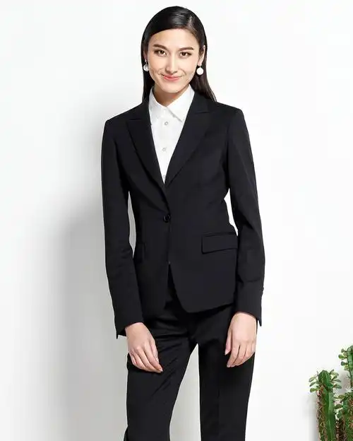 yousoku女士商务西装/修身西服上衣/戗驳头一粒扣西服1502401