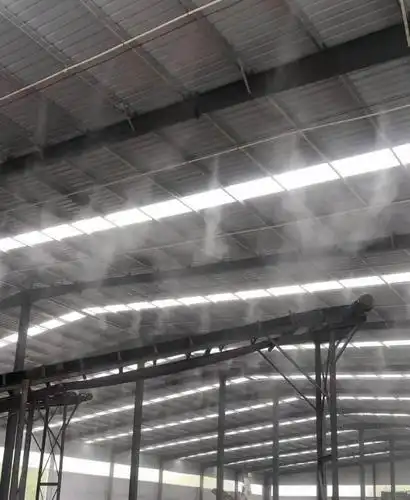 高压微雾喷淋系统 景观喷雾设备 厂房除尘 围挡喷淋系统 沙厂除尘