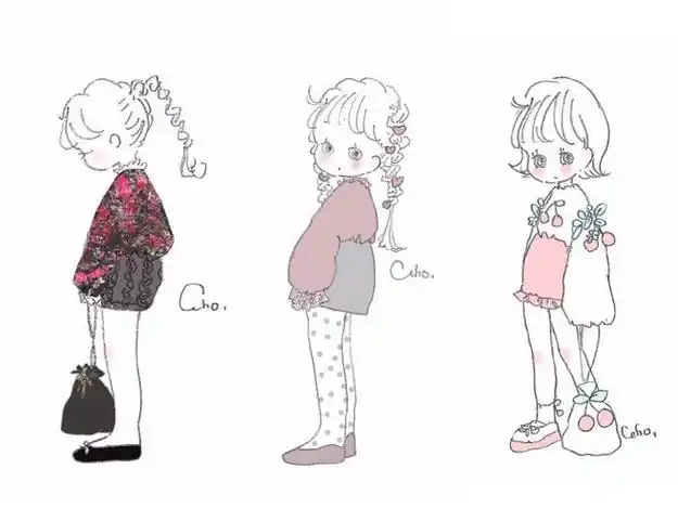 仙女少女心简笔画(仙女少女心简笔画图片 小女孩) - 盾灵网