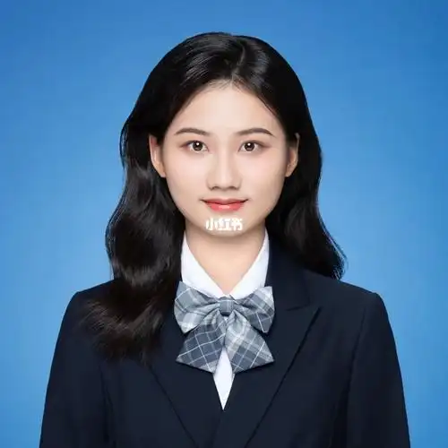 天真蓝学院风证件照