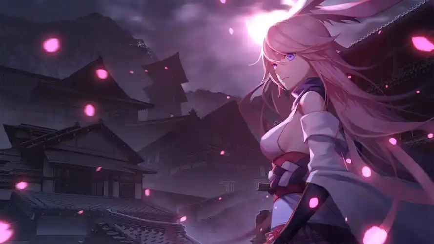 高清动漫美女电脑桌面壁纸