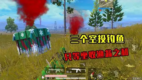 和平精英:用三个超级空投钓鱼,来的人却和我预想的不一样!