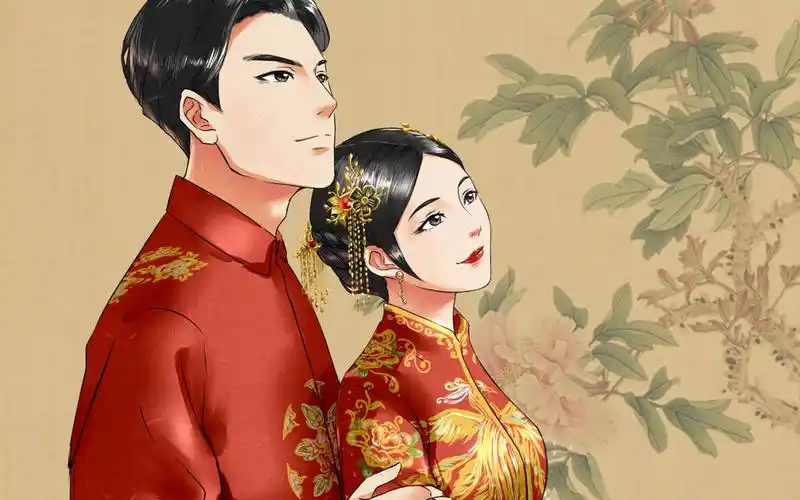 【纸嫁衣2结婚照[中式]】"结发为夫妻""恩爱两不疑"