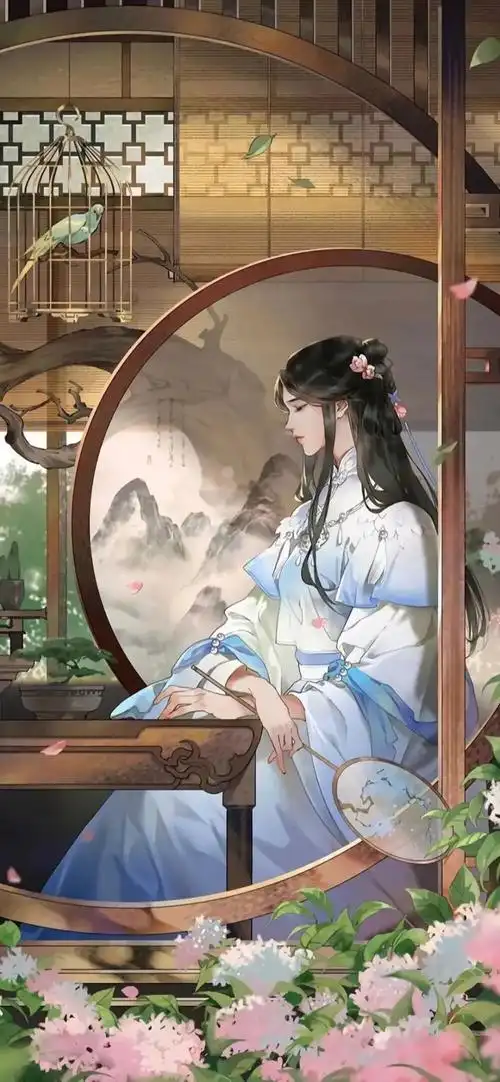 古风美女壁纸 - 创作圈主题爱好者 花粉俱乐部
