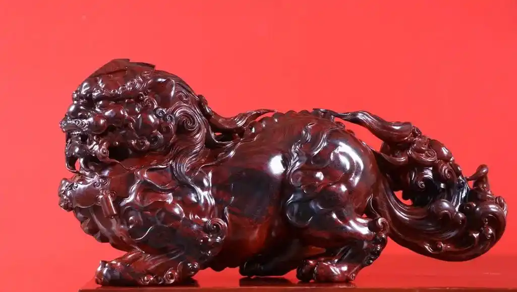 印度小叶紫檀「招财貔貅」.貔貅又名天禄,上古吉祥瑞兽,是权力 - 抖音