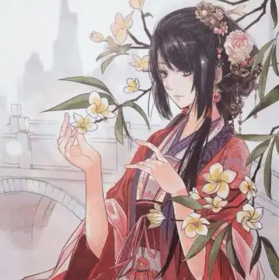 古风动漫女生头像玉容寂寞泪阑干梨花一枝春带雨