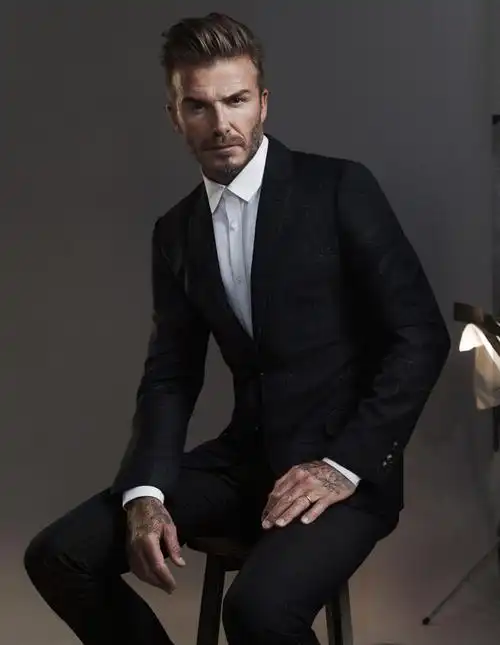 万人迷大卫·贝克汉姆(david beckham)西装