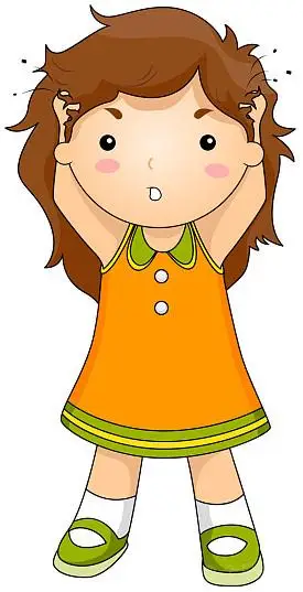 头部_虱子_插画_孩子_挠_头发_图片大全—全景创意图库(quanjing.