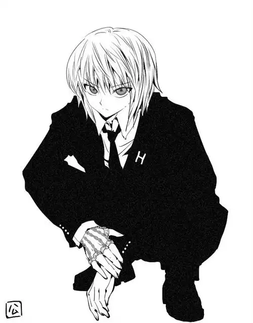 全职猎人#黑西装白衬衣的酷拉皮卡 帅到发昏 pid_30733372