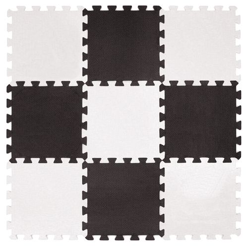 家用无味泡沫地垫拼接pe拼图房间纯色黑白地垫