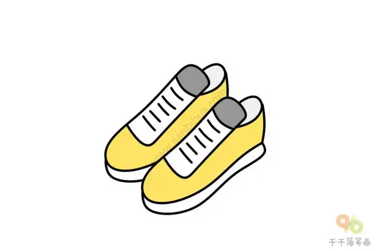 简笔画卡通鞋