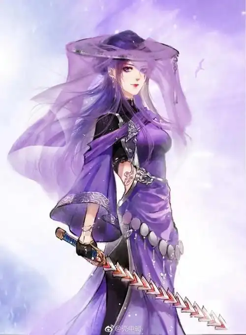 有没有古风紫色的壁纸比较仙的那一种