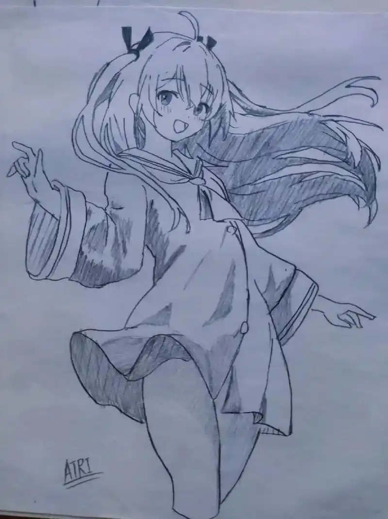 铅笔稿 #杂图 #摸鱼 #二次元 #手绘  - 抖音