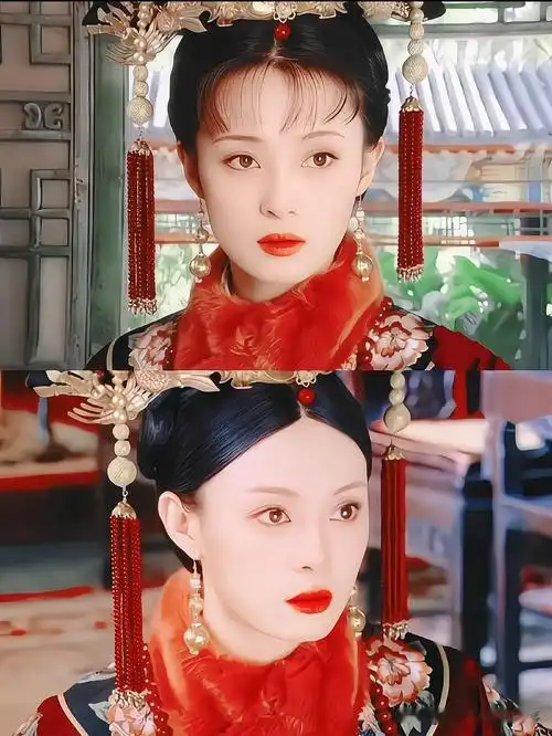 孙俪和蒋勤勤单看各部分,总给人"几乎一模一样"的错觉,但真凑在一起