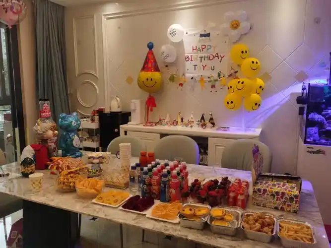 生日party家里diy