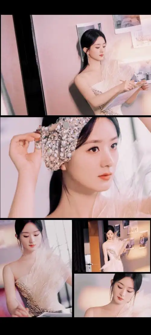 赵丽颖回应与凤行是配音##赵丽颖羽纱仙女裙