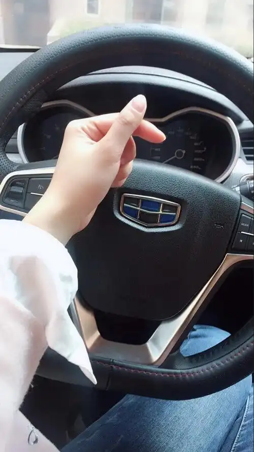 自己配的真皮方向盘套,手感很好,笔芯