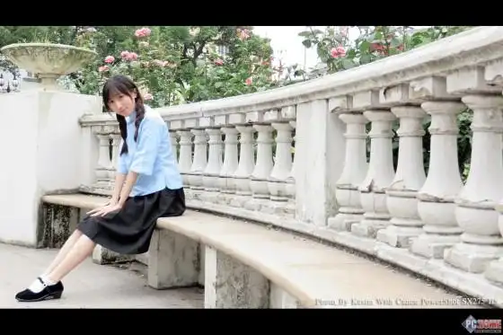 sx275 hs试用   此次活动我们别出心裁的准备了民国学生服饰给模特,在