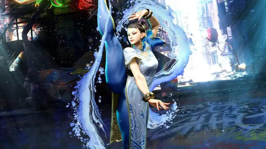 wallpaperengine街霸6春丽角色立绘动态壁纸