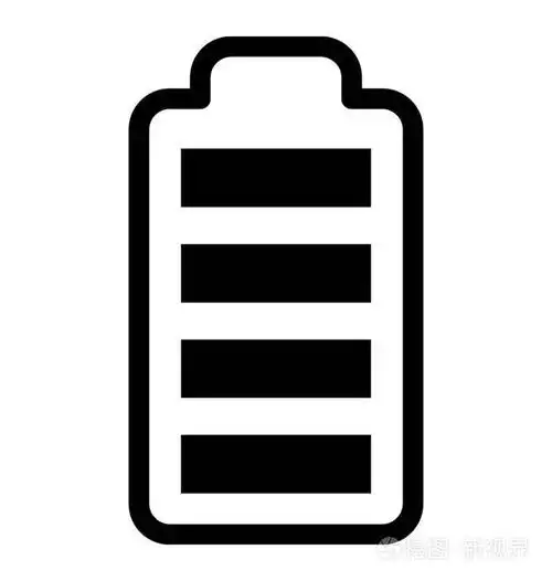 完整的电池矢量图标