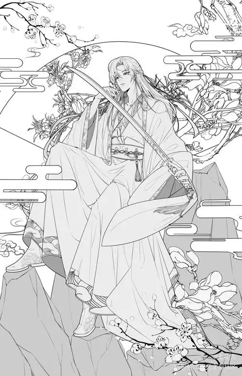 千金难买兰舟笑_唐酒卿将进酒沈泽川策舟沈兰舟古风绘画作品